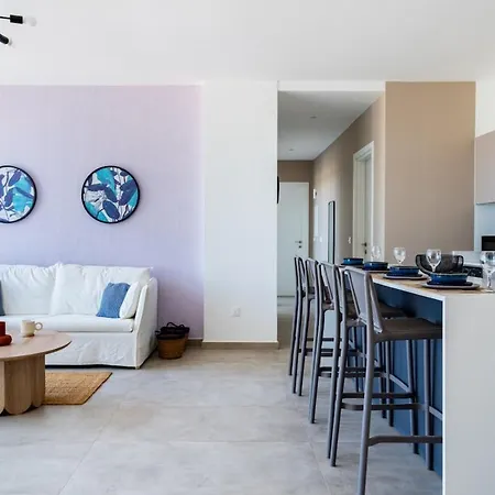 Blu Horizon - Stylish Living With Pool & Balconies In Protaras Lägenhet *