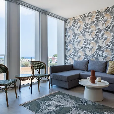 Blu Horizon - Stylish Living With Pool & Balconies In Protaras Lägenhet Paralimni