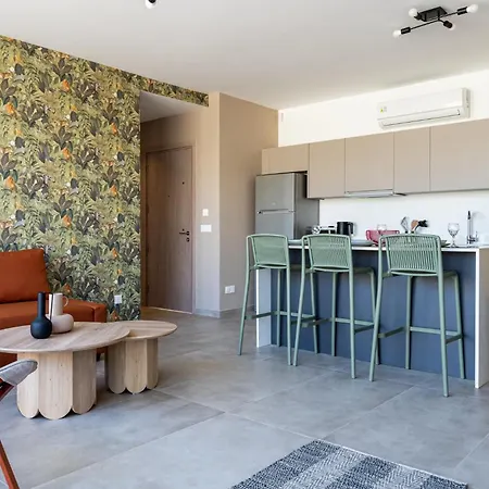 Blu Horizon - Stylish Living With Pool & Balconies In Protaras Lägenhet *