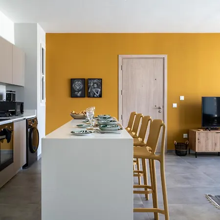 Blu Horizon - Stylish Living With Pool & Balconies In Protaras Lägenhet Paralimni